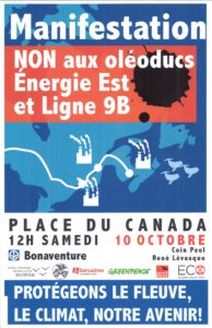 Manifestation NON aux oléoducs