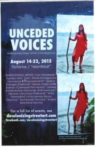 Unceded Voices: Anticolonial Street Artists Convergence