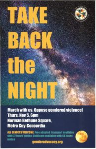 Take Back the Night 2015