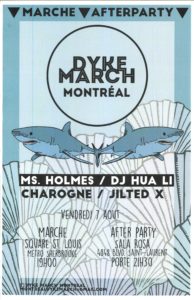Dyke March Montreal, March and Afterparty