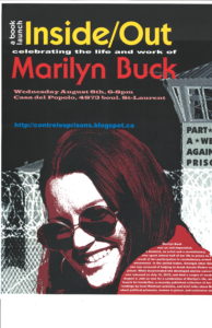 Inside/Out: Celebrating the Life and Work of Marilyn Buck