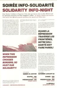 Solidarity Info-Night, Soirée Info-Solidarité