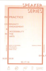 FASA Speaker Series: Community Engagement & Accessibility in the Arts