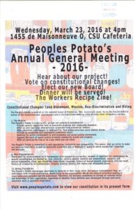 People’s Potato AGM 2016