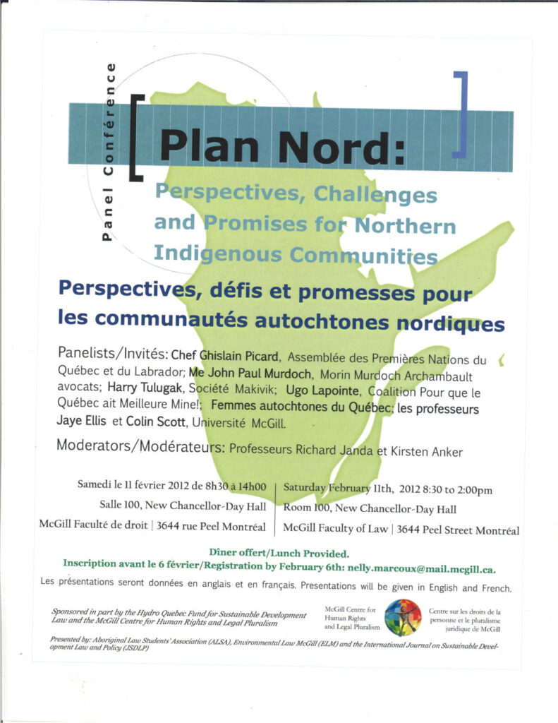 Plan Nord Poster
